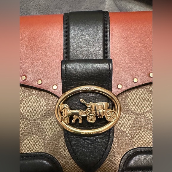 COACH SHOULDER HANDBAG - Picture 7 of 8